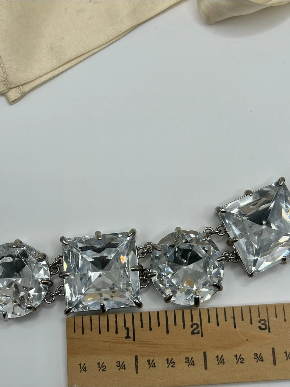 Kate Spade Satin Ribbon Crystal Collar Necklace